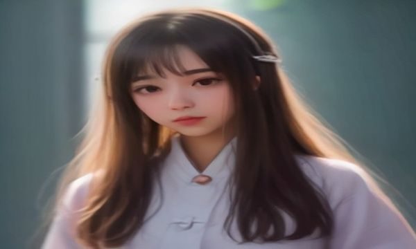 网络文学封面设计展示姨母感女性角色，紫蓝渐变背景配以成熟优雅的女性形象插画